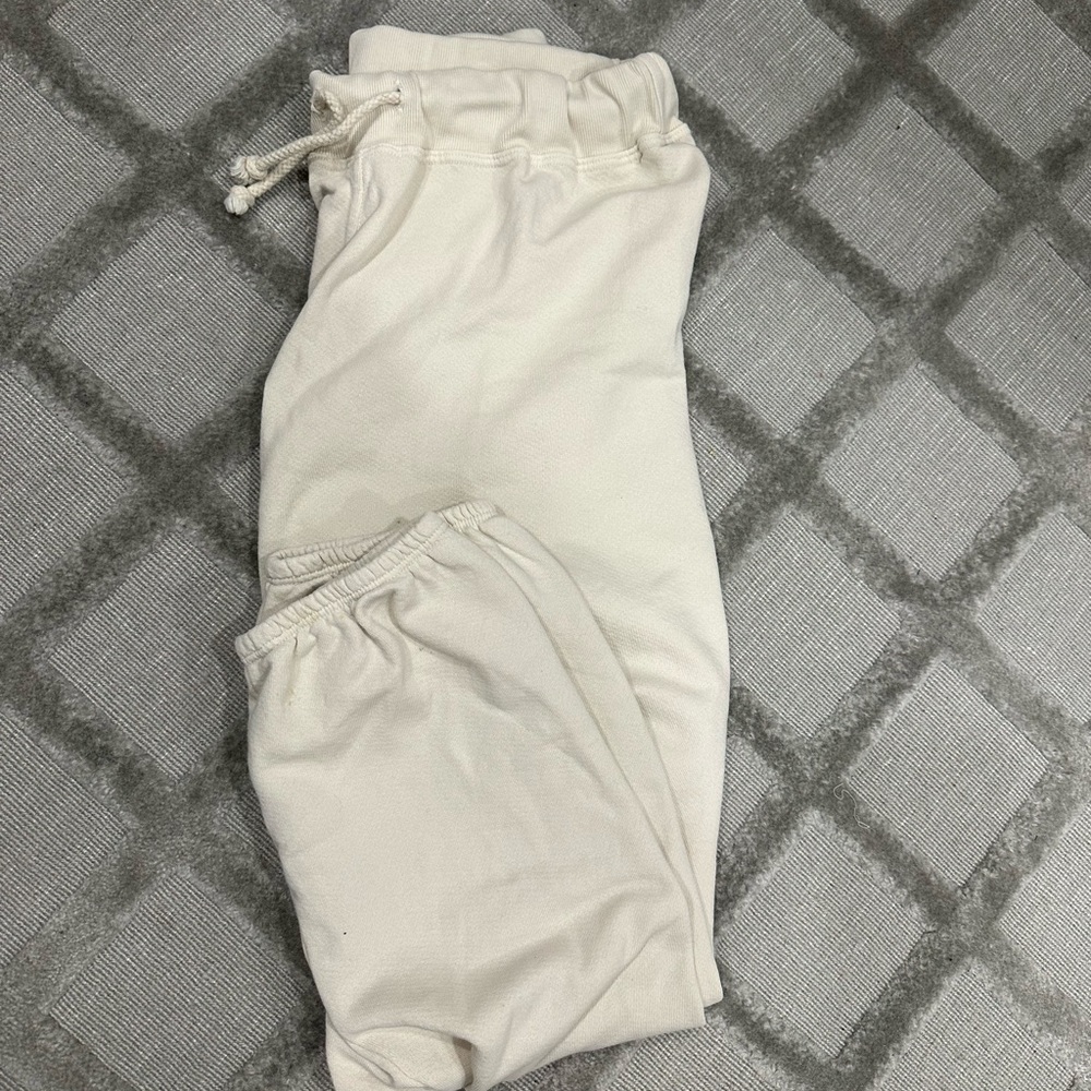 tan jogger sweats